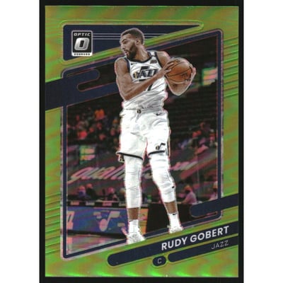 2021-22 Donruss Optic Lime Green #3 Rudy Gobert