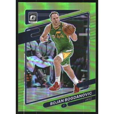 2021-22 Donruss Optic Lime Green #39 Bojan Bogdanovic