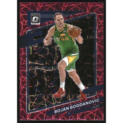 2021-22 Donruss Optic Pink Velocity #39 Bojan Bogdanovic