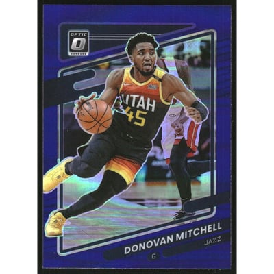 2021-22 Donruss Optic Purple #45 Donovan Mitchell