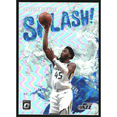 2021-22 Donruss Optic Splash! Holo #14 Donovan Mitchell