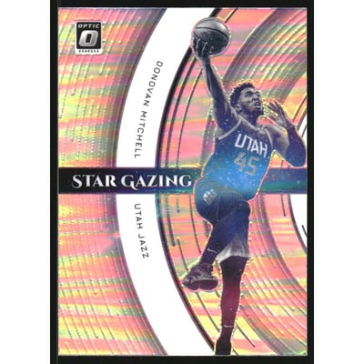 2021-22 Donruss Optic Star Gazing Holo #11 Donovan Mitchell