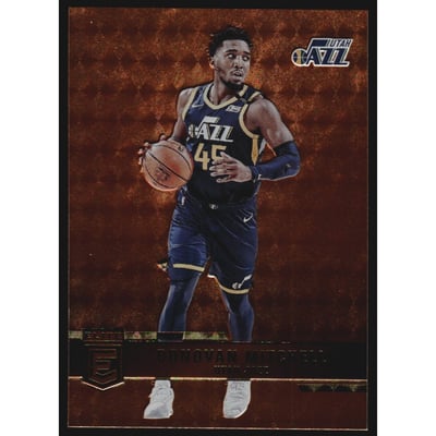 2021-22 Elite Orange #101 Donovan Mitchell