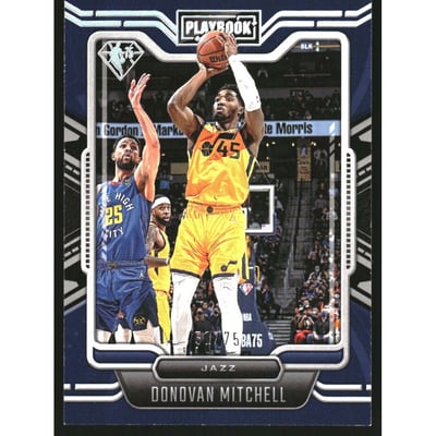 2021-22 Panini Chronicles 75th Anniversary #292 Donovan Mitchell/Playbook
