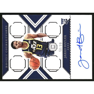 2021-22 Panini Chronicles Cornerstones Rookie Quad Relic Autographs #36 Jared Butler/99