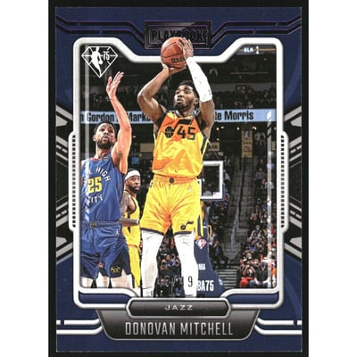 2021-22 Panini Chronicles Purple #292 Donovan Mitchell/Playbook