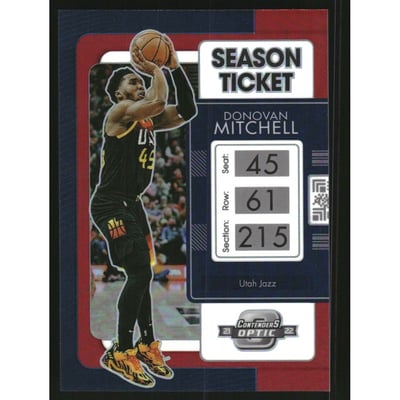 2021-22 Panini Contenders Optic Red #83 Donovan Mitchell