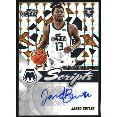 2021-22 Panini Mosaic Rookie Scripts #27 Jared Butler