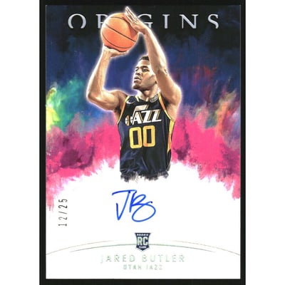 2021-22 Panini Origins Rookie Autographs Pink #34 Jared Butler