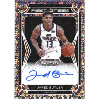 2021-22 Panini Prizm Fast Break Rookie Autographs #7 Jared Butler