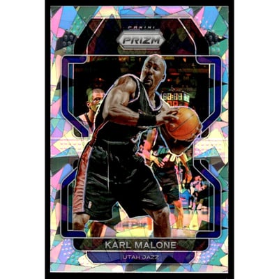 2021-22 Panini Prizm Prizms Ice #259 Karl Malone