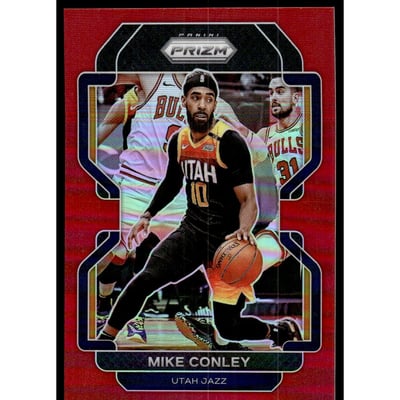 2021-22 Panini Prizm Prizms Red #117 Mike Conley