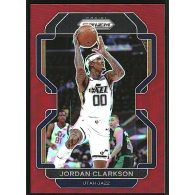 2021-22 Panini Prizm Prizms Red #127 Jordan Clarkson
