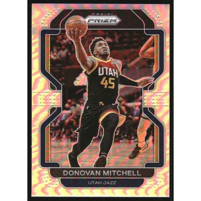 2021-22 Panini Prizm Prizms Silver #72 Donovan Mitchell