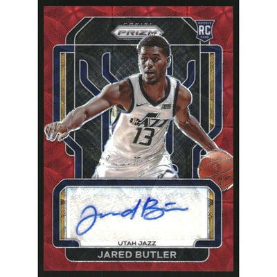 2021-22 Panini Prizm Rookie Signatures Prizms Choice #34 Jared Butler