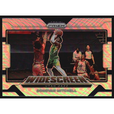 2021-22 Panini Prizm Widescreen Prizms Silver #7 Donovan Mitchell
