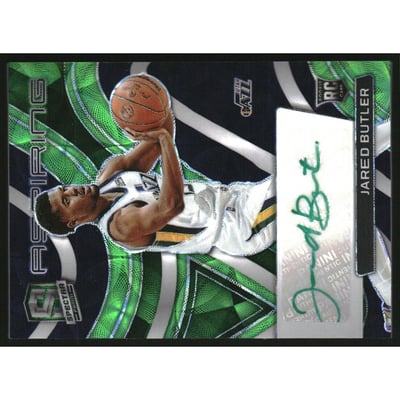 2021-22 Panini Spectra Aspiring Autographs Green #35 Jared Butler