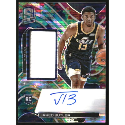 2021-22 Panini Spectra Celestial #183 Jared Butler JSY AU