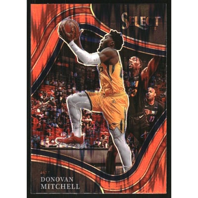 2021-22 Select Prizms Orange Flash #232 Donovan Mitchell