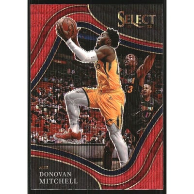 2021-22 Select Prizms Red Wave #232 Donovan Mitchell