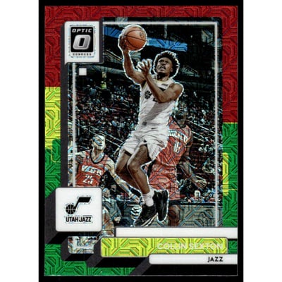 2022-23 Donruss Optic Choice Red and Green #37 Collin Sexton
