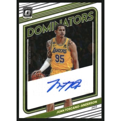 2022-23 Donruss Optic Dominators Signatures #39 Juan Toscano-Anderson/99
