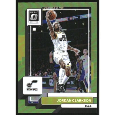 2022-23 Donruss Optic Lime Green #36 Jordan Clarkson