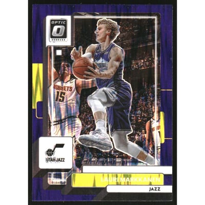 2022-23 Donruss Optic Purple Shock #69 Lauri Markkanen