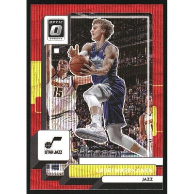 2022-23 Donruss Optic Red and Gold Wave #69 Lauri Markkanen