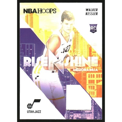 2022-23 Hoops Rise N Shine Memorabilia #12 Walker Kessler