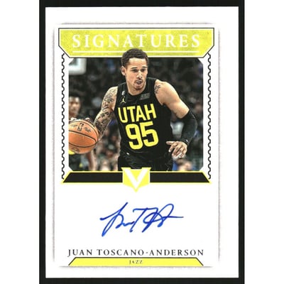 2022-23 Panini Chronicles Vertex Signatures #2 Juan Toscano-Anderson