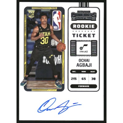 2022-23 Panini Contenders #104 Ochai Agbaji RC