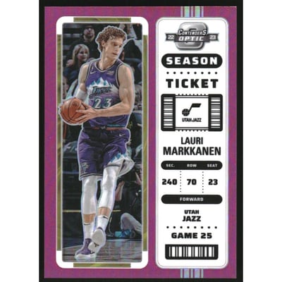 2022-23 Panini Contenders Optic Pink #78 Lauri Markkanen