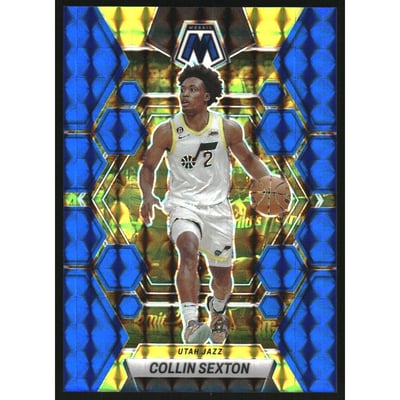 2022-23 Panini Mosaic Mosaic Blue #69 Collin Sexton
