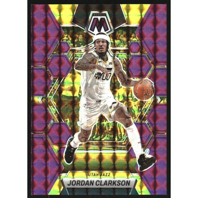 2022-23 Panini Mosaic Mosaic Purple #123 Jordan Clarkson