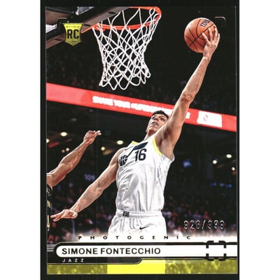 2022-23 Panini PhotoGenic #199 Simone Fontecchio RC