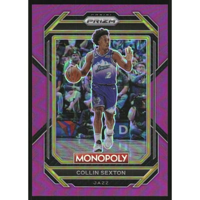 2022-23 Panini Prizm Monopoly Pink #85 Collin Sexton