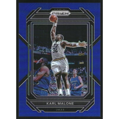 2022-23 Panini Prizm Prizms Blue #284 Karl Malone