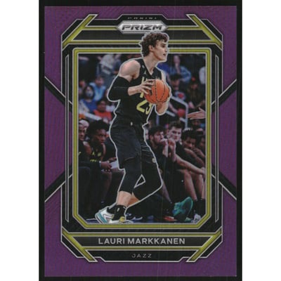 2022-23 Panini Prizm Prizms Purple #74 Lauri Markkanen