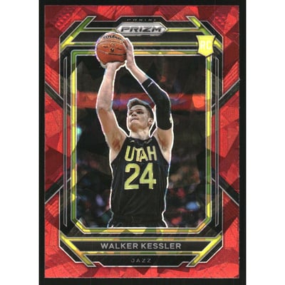 2022-23 Panini Prizm Prizms Red Ice #234 Walker Kessler