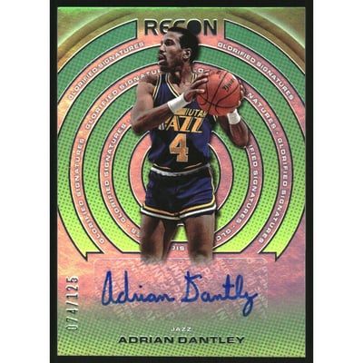 2022-23 Panini Recon Glorified Signatures #31 Adrian Dantley/125