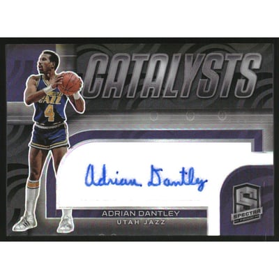 2022-23 Panini Spectra Catalysts Signatures #13 Adrian Dantley/99