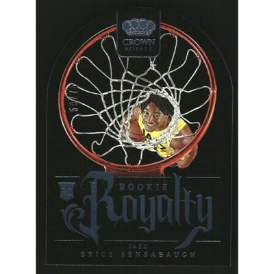 2023-24 Crown Royale Rookie Royalty Blue #32 Brice Sensabaugh
