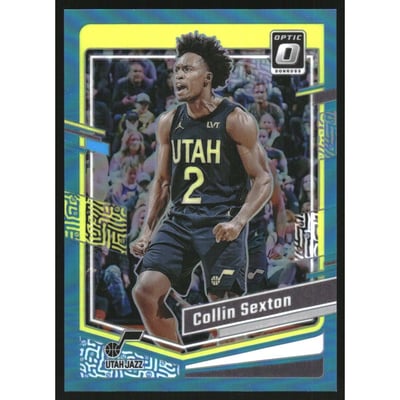 2023-24 Donruss Optic Aqua #91 Collin Sexton