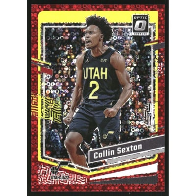 2023-24 Donruss Optic Fast Break Red #91 Collin Sexton