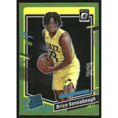 2023-24 Donruss Optic Lime Green #209 Brice Sensabaugh RR