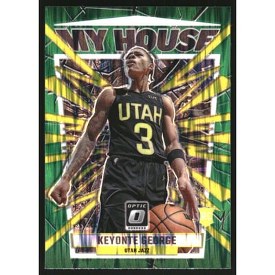 2023-24 Donruss Optic My House Green Shock #4 Keyonte George