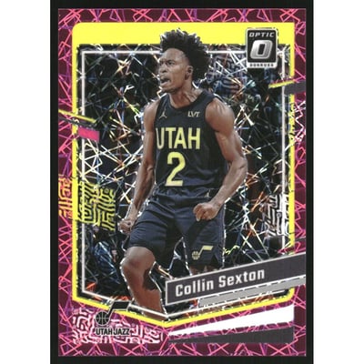 2023-24 Donruss Optic Pink Velocity #91 Collin Sexton