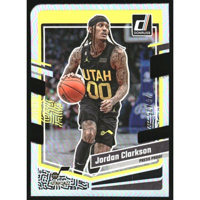 2023-24 Donruss Press Proof Silver Die-Cut #113 Jordan Clarkson