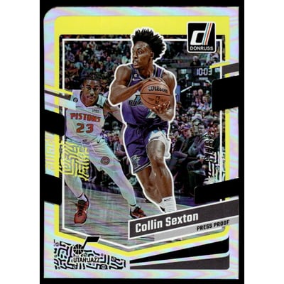 2023-24 Donruss Press Proof Silver Die-Cut #6 Collin Sexton